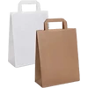 Kép 3/4 - Papírtáska 180x80x220 mm (10 db) FEHÉR