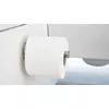 Kép 3/5 - MOON tartalék WC-papír-tartó, rozsdamentes acél hatás, ragasztós rögzítésű