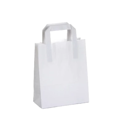 Papírtáska 180x80x220 mm (10 db) FEHÉR